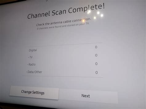 samsung tv digital tuner setup